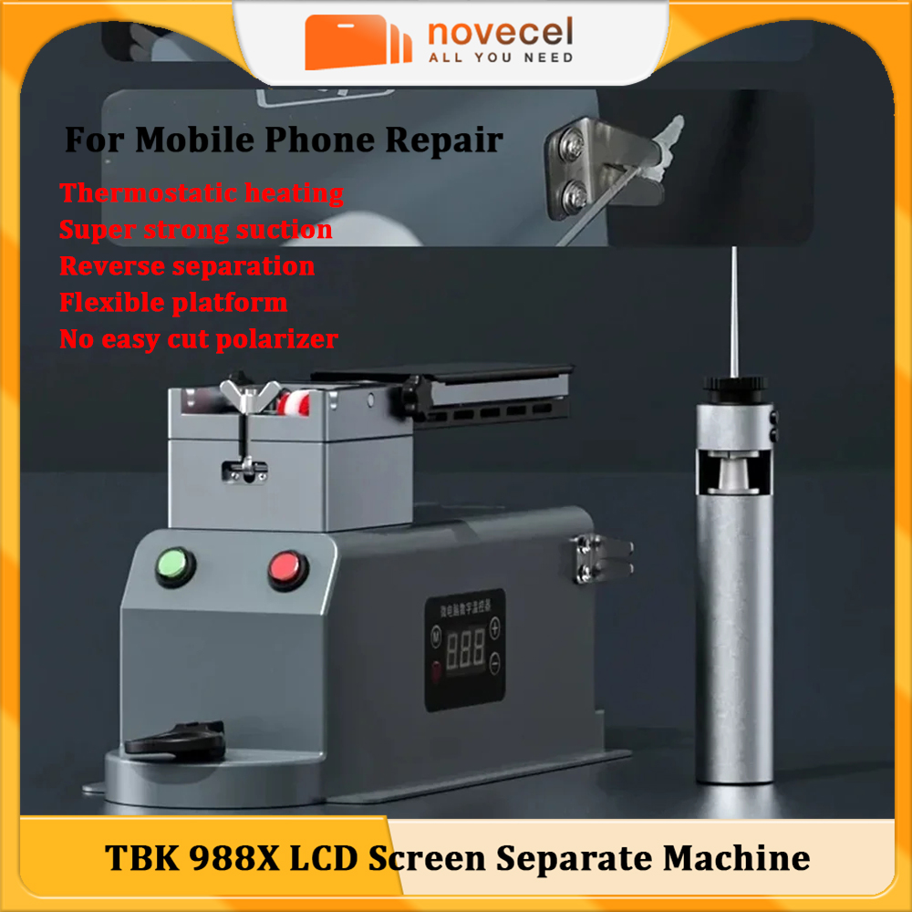 Screen Separator Machine - TBK988X LCDスクリーン加熱分離機 高吸引力 携帯電話ガラスOCA分離接着剤除去 ディスプレイ修理ツール