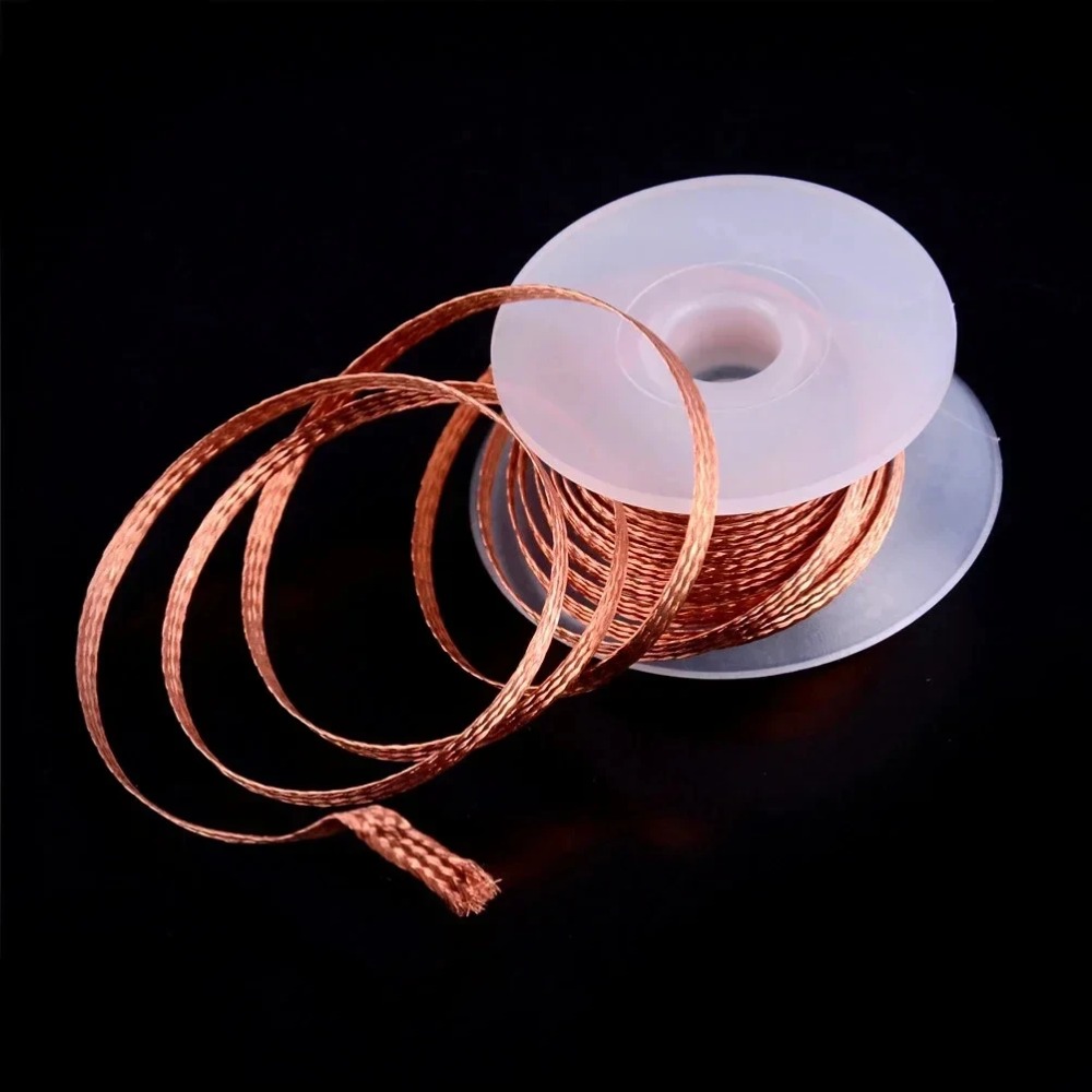 Solder Wick Braid - 1.0-4.0mm 長さの溶接ワイヤー、はんだ吸い取りメッシュブレードテープ、銅溶接ポイントはんだ除去ワイヤー、はんだ付け用修理ツール