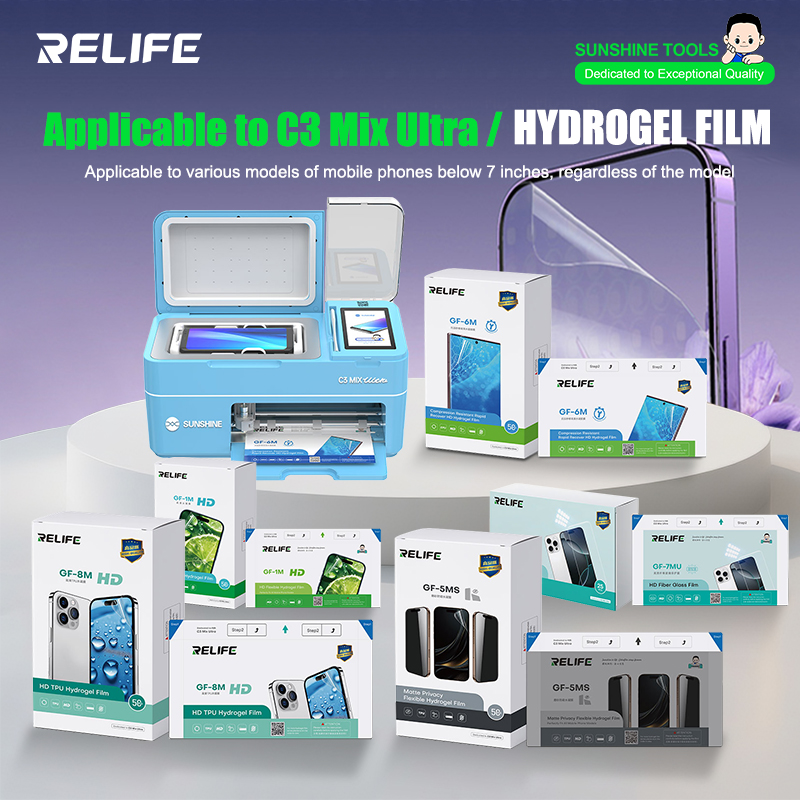 Screen Separator Machine - RELIFE GF-1M GF-5MS HD TPH ハイドロゲルフィルム