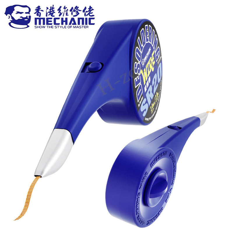 Solder Wick Braid - MECHANIC SR20 シリーズ火傷防止はんだ除去ワイヤー錫吸収芯はんだ取り外しストリップツール電子部品修理用