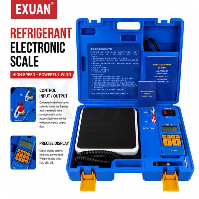 Electronics Repair Bench - 50A冷媒充填スケール電子式HVACスケール、AC冷媒充填用精密冷凍ツール、エアコン修理用