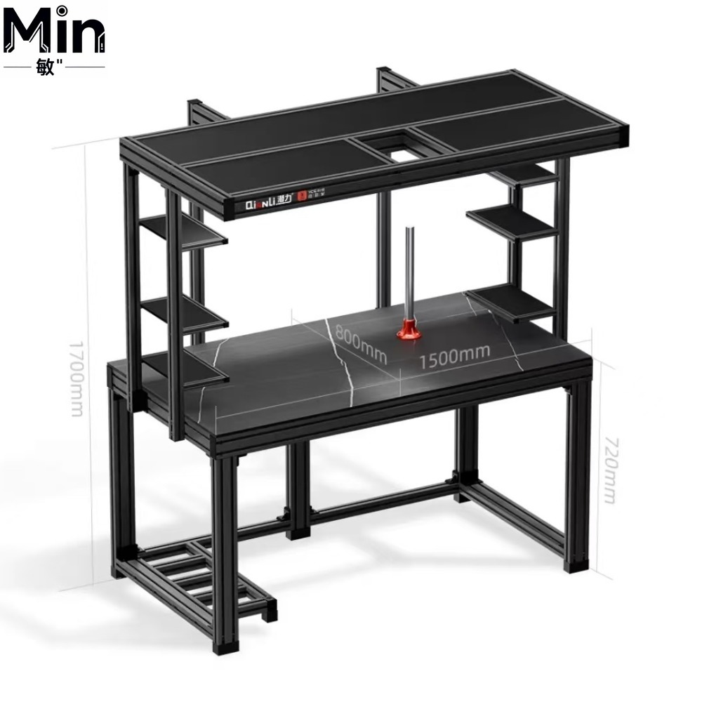 Electronics Repair Lab - 1.2m×1.5m プロ仕様修理作業台 静電気防止ワークベンチ 携帯電話・電子機器メンテナンスラボ用