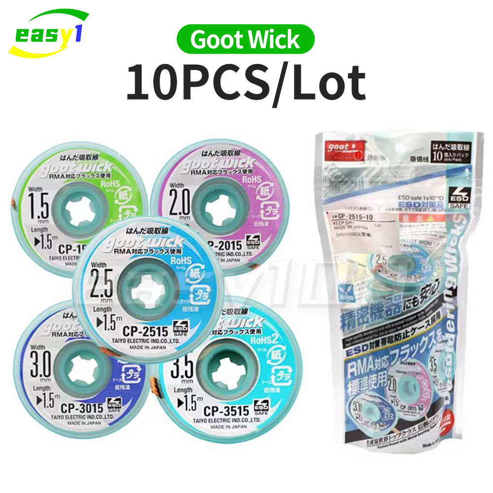 Solder Wick Braid - Google-オリジナルの溶接ツール,編組銅線,はんだ除去,cp1515 cp2015,cp2515