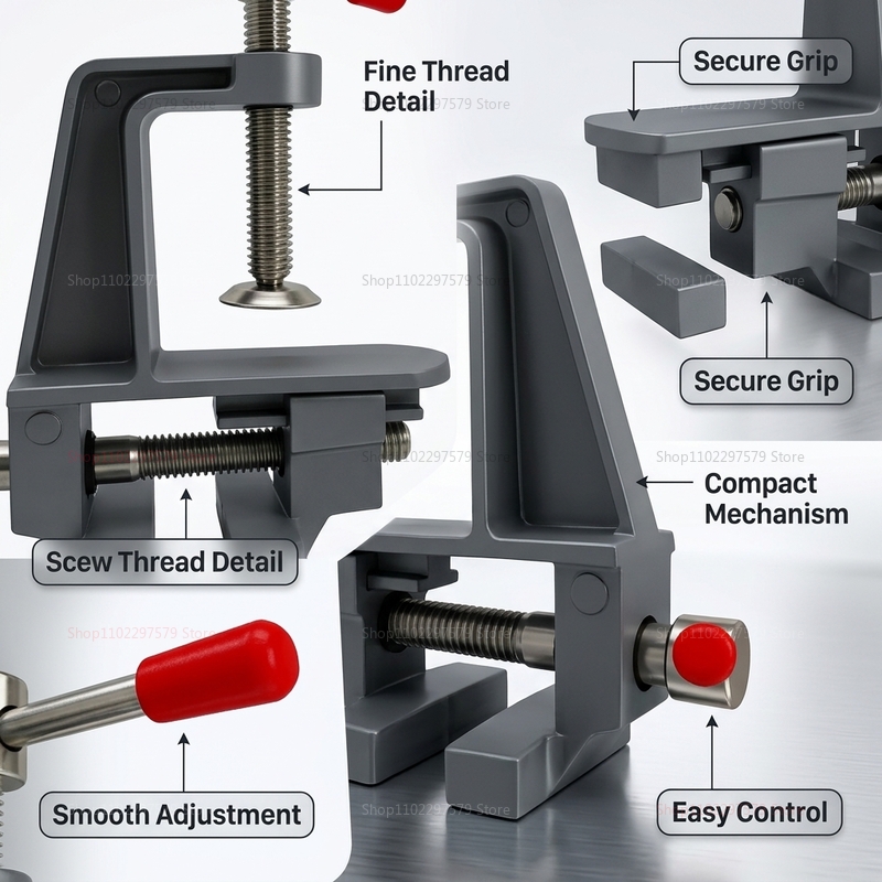アルミ製ミニテーブルベンチバイスクランプ DIYクラフト、ジ - Electronics Repair Bench のレビューと価格