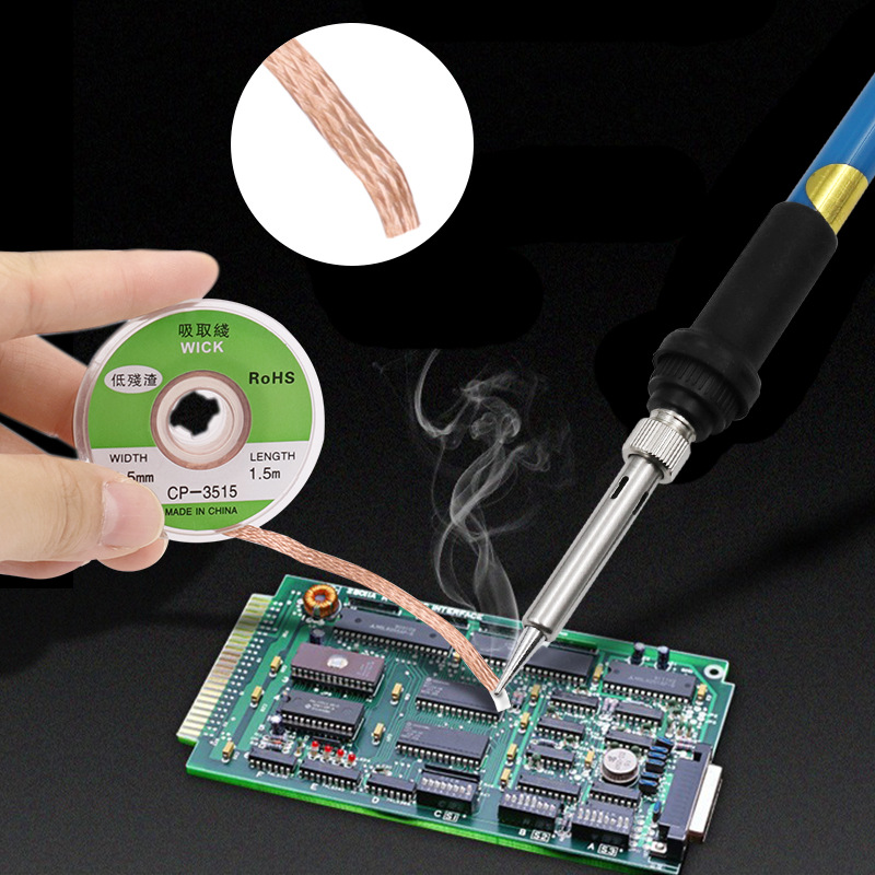 はんだ除去編組メッシュ溶接はんだリムーバー 1.0/1.5/ - Solder Wick Braid のレビューと価格