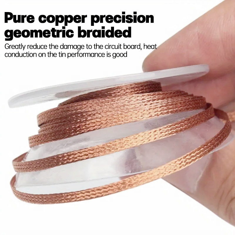 1.5/3/6/10 メートル銅溶接ワイヤーはんだ吸い取りメ - Solder Wick Braid のレビューと価格
