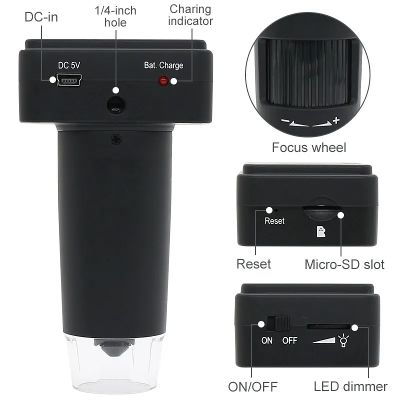 1080P HD 200X ワイヤレス WIFI 携帯電話電 - Electronics Repair Lab のレビューと価格