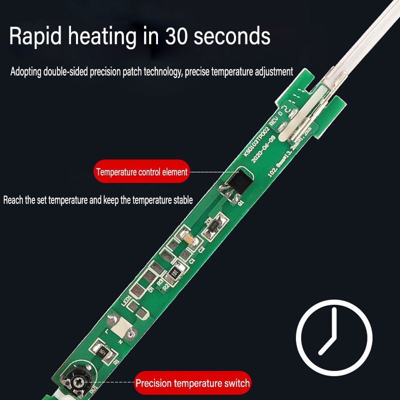220V/110V 60W 電気はんだごてセット 温度調節可 - Electronics Repair Degree のレビューと価格