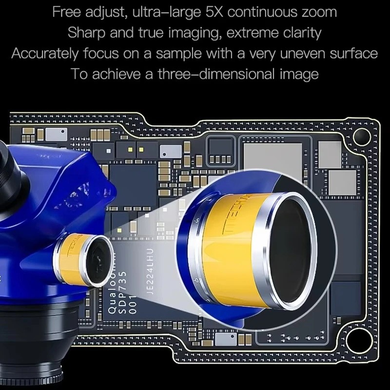 D75T 三眼実体顕微鏡 7-50倍 45度アングル付き 携 - Electronics Repair Degree のレビューと価格