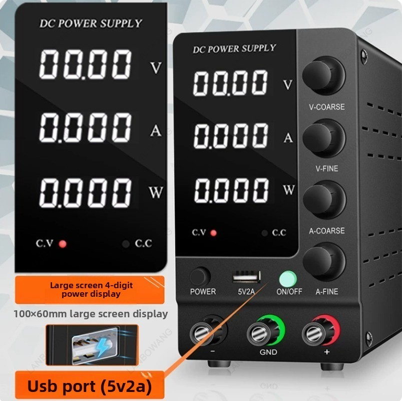 0‑32V 0‑6A デジタル可変安定化DCベンチ電源、電子 - Electronics Repair Lab のレビューと価格
