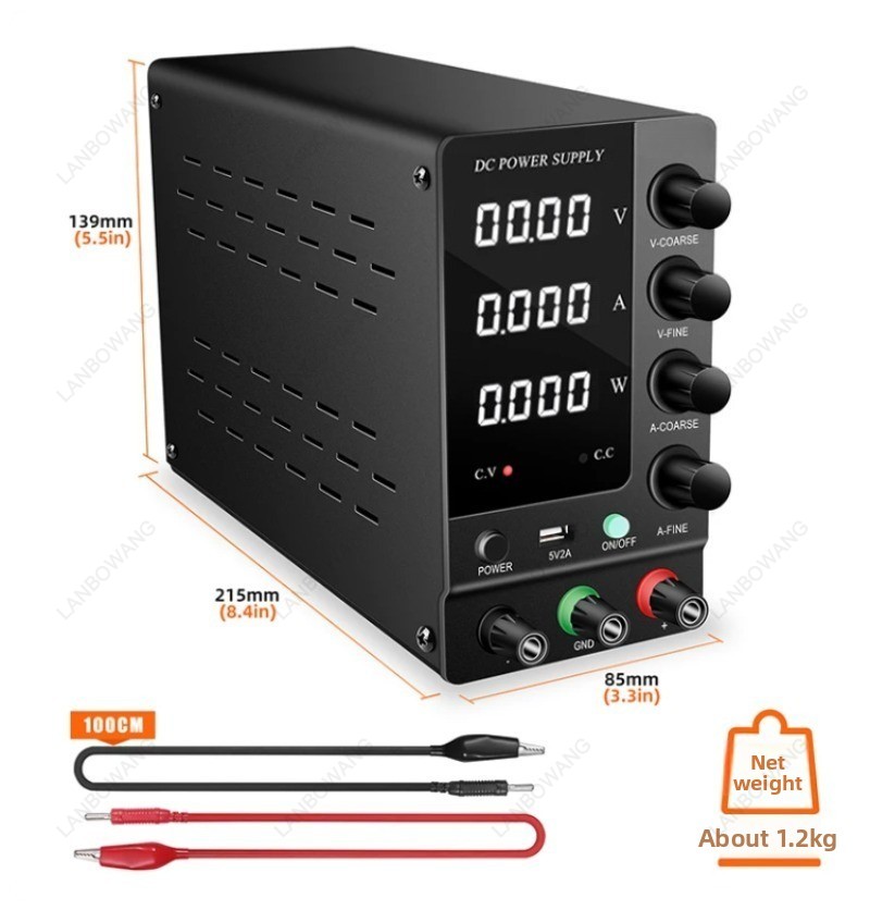 0‑32V 0‑6A デジタル可変安定化DCベンチ電源、電子 - Electronics Repair Lab のレビューと価格