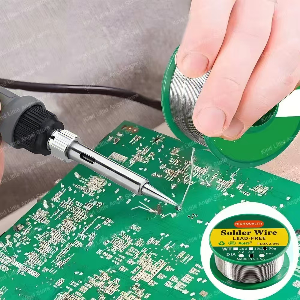 20g-50g 鉛フリー ノークリーン高純度はんだ線 錫低融 - Electronics Repair Degree のレビューと価格
