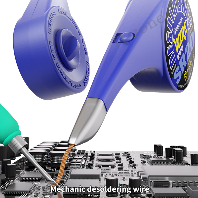 MECHANIC SR20 シリーズ火傷防止はんだ除去ワイヤ - Solder Wick Braid のレビューと価格