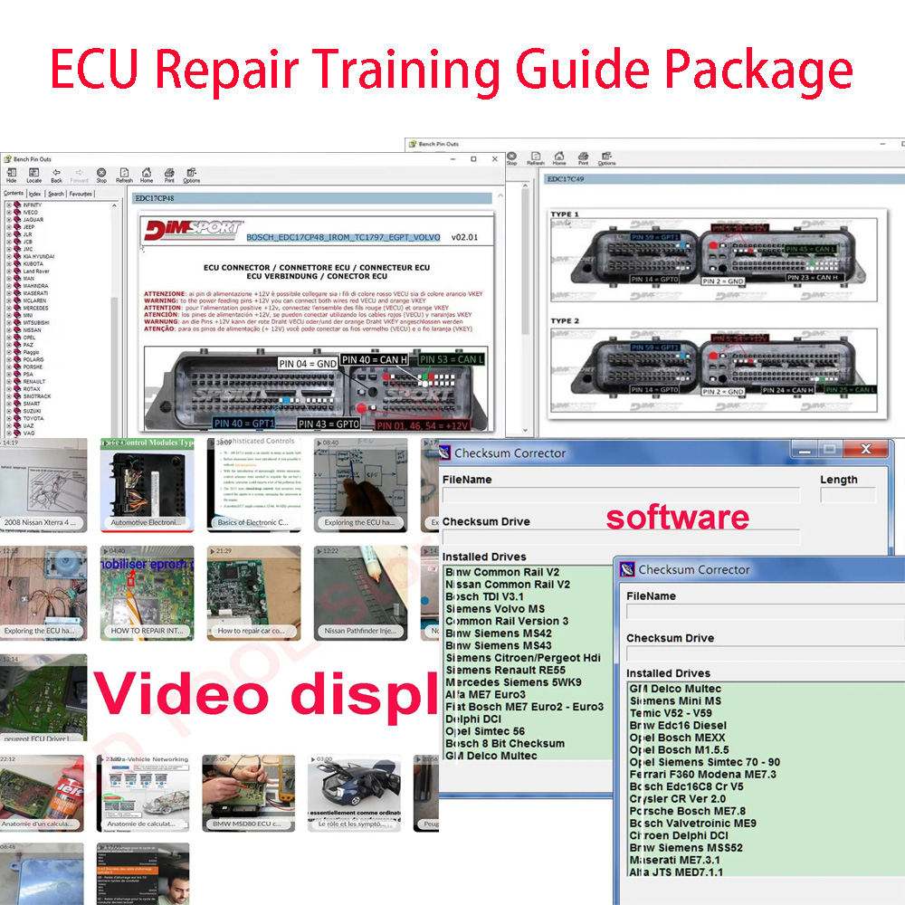 ECU 修理トレーニング ガイド パッケージ ECU 基本的 - Electronics Repair Guide のレビューと価格