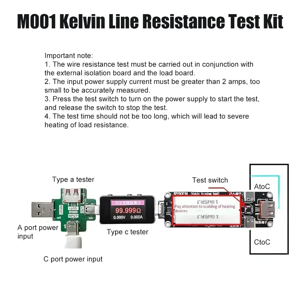 ケルビン抵抗式 Type-C パワーメーター 電子機器修理ベ - Electronics Repair Bench のレビューと価格