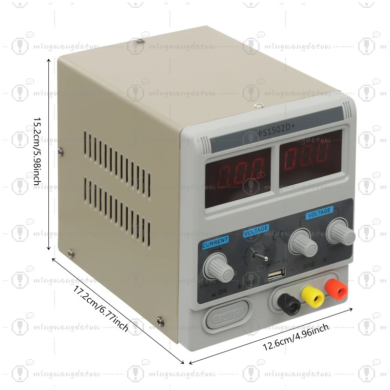 調整可能なDC電源0-15V 2A、過電流保護付きデジタルデ - Electronics Repair Lab のレビューと価格
