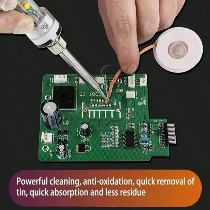 1.5m はんだ吸い取りテープ 銅製 溶接はんだ除去剤 1. - Solder Wick Braid のレビューと価格
