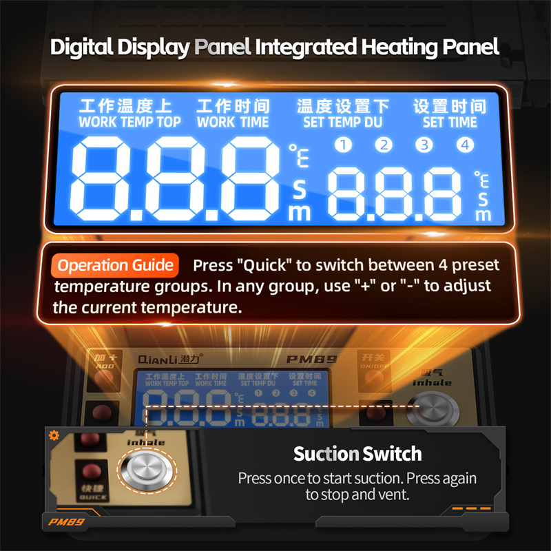 QianLi PM89 360 °   回転式加熱スクリーン - Screen Separator Machine のレビューと価格
