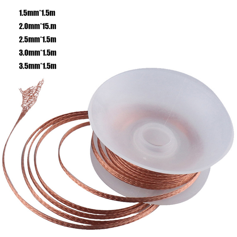 はんだ除去用のはんだ除去ケーブル,2mm,1.5mm,2.5 - Solder Wick Braid のレビューと価格