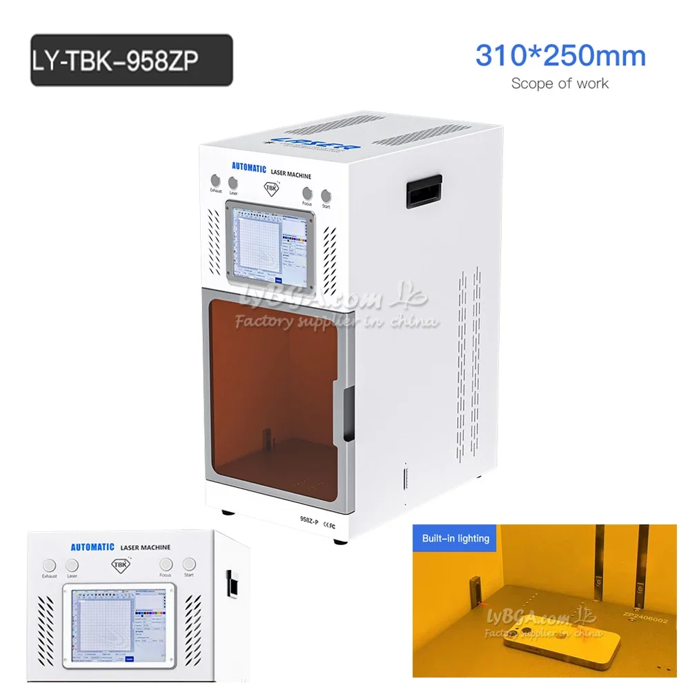 LY TBK 958ZP UV冷光レーザーマーキングマシン  - Screen Separator Machine のレビューと価格
